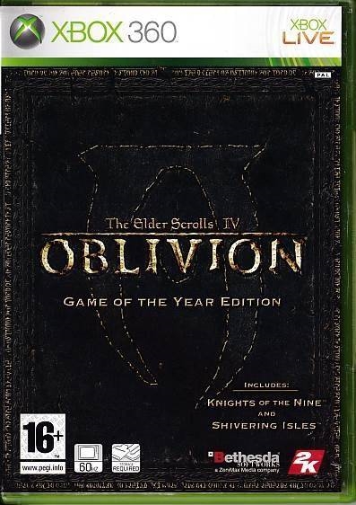 The Elder Scrolls IV Oblivion Game of the Year Edition - XBOX 360 (B Grade) (Genbrug)